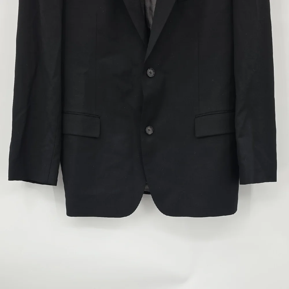 Boss Classic 2 Button Elegant Black Men's Blazer Size 44R